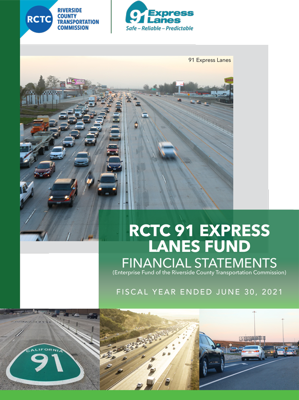 91ExpressLanes Annual Report RCTC Cover 2020-2021